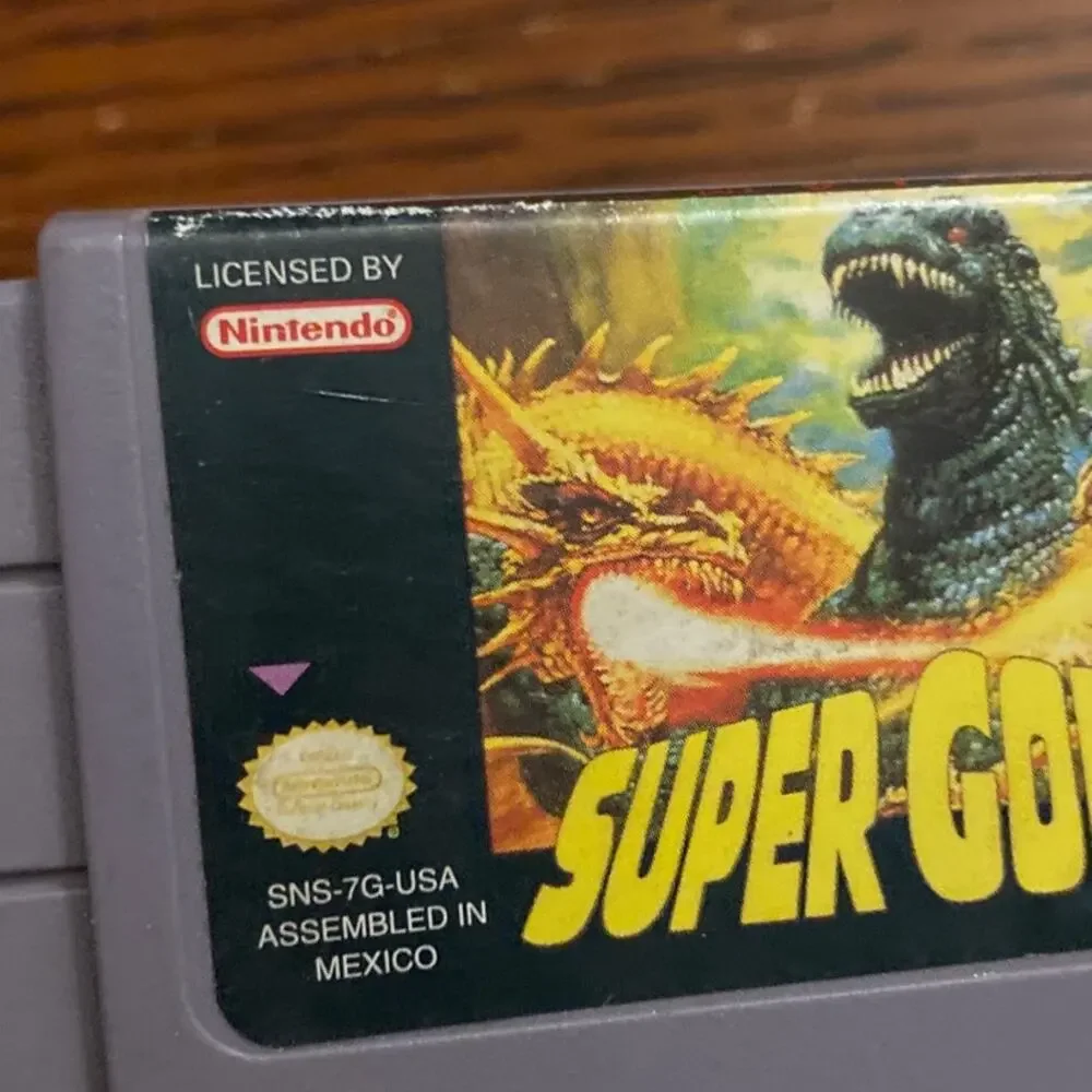 Super Godzilla -  Game Cartridge Only - SUPER NINTENDO SNES 1994 used good